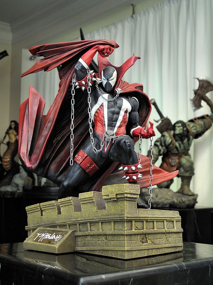 spawn 20th anniversary resin statue